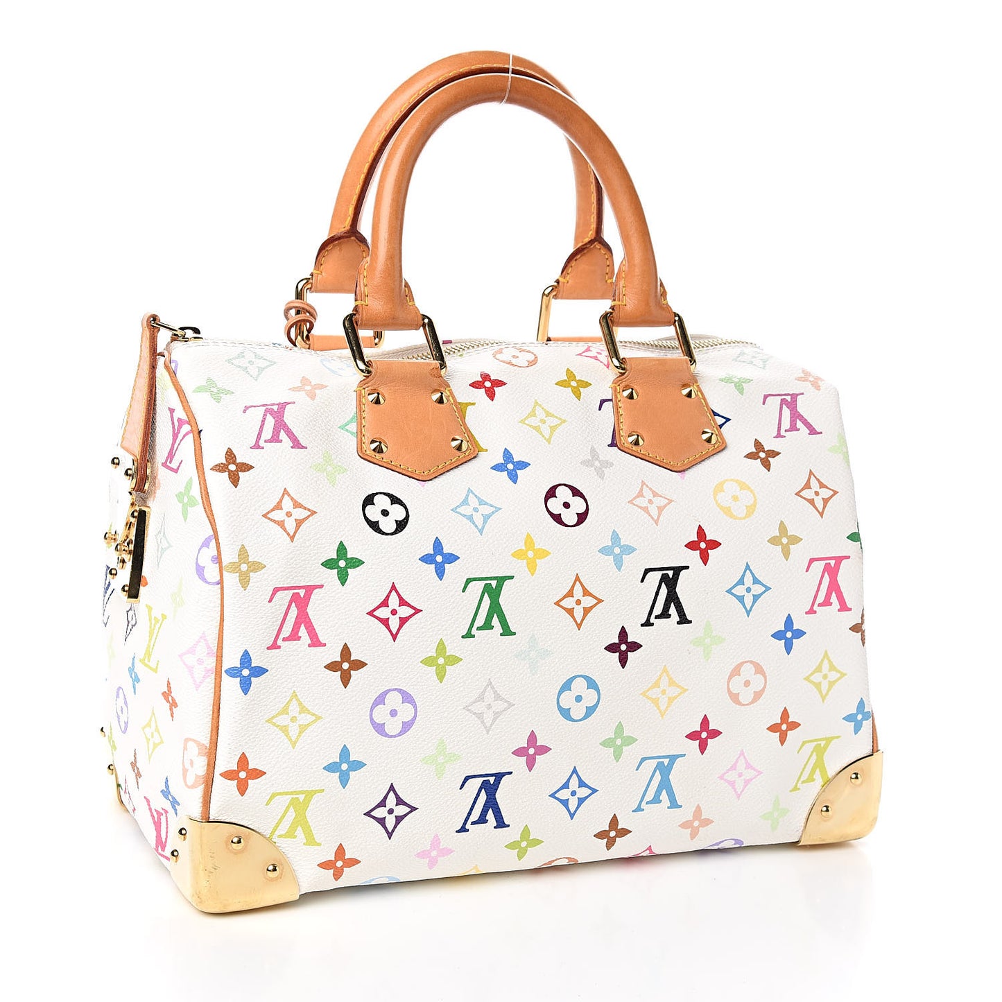 Monogram Multicolor Speedy 30 White
