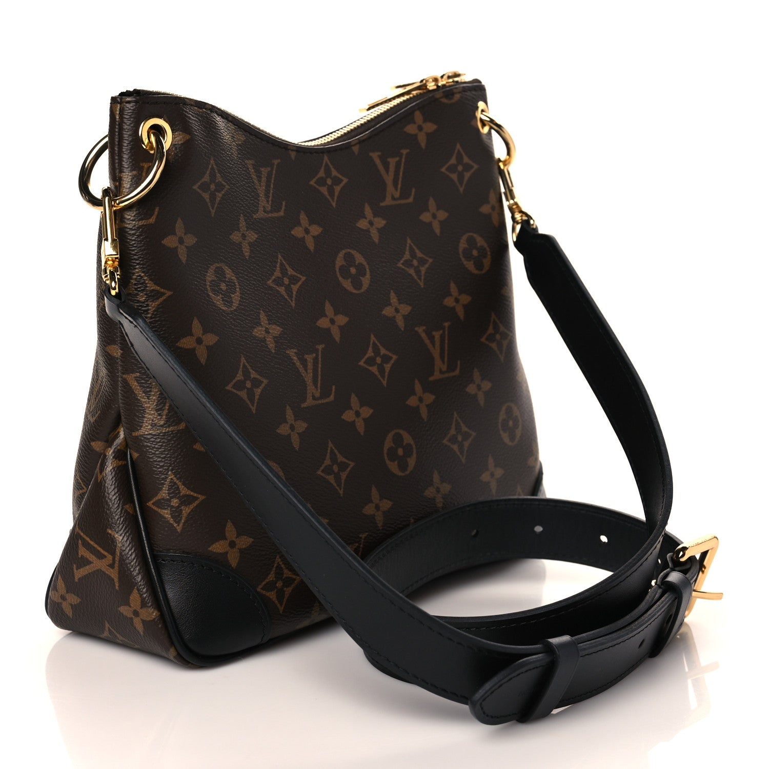 Louis Vuitton Monogram Odeon PM Black 3 of 9
