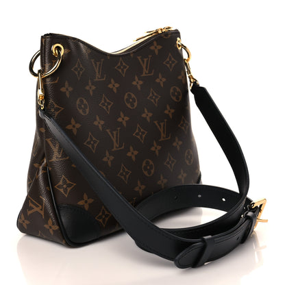 Louis Vuitton Monogram Odeon PM Black 3 of 9