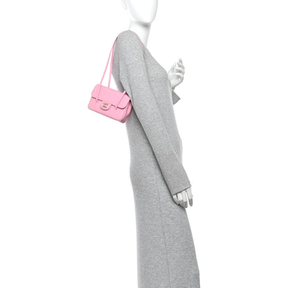 Chanel Shiny Caviar Mini Preppy Coco Shoulder Bag Rose 2 of 11