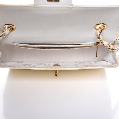 Chanel Patent Small Chocolate Bar Flap White 5 of 23