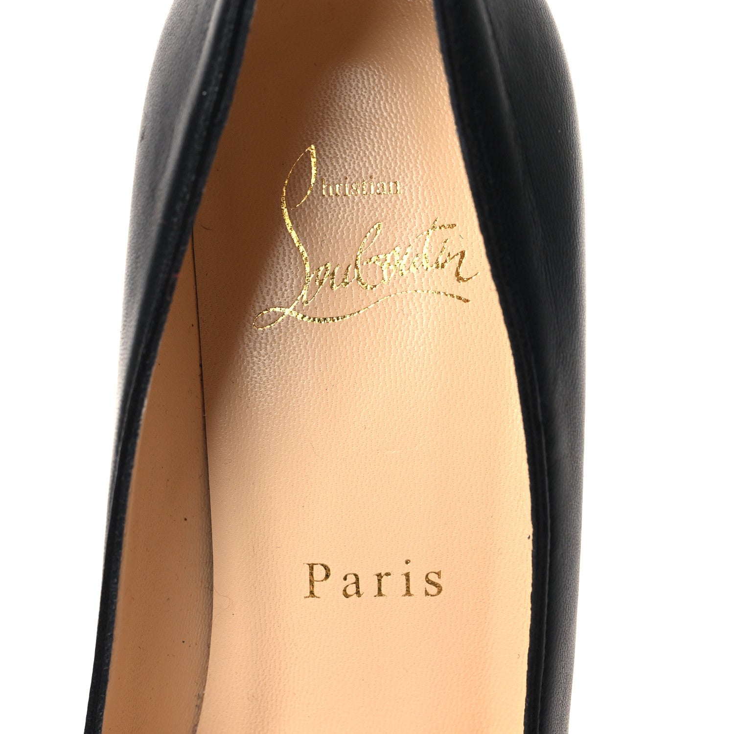 Christian Louboutin Nappa Kabetts 100 Pumps 36.5 Black Lucido 7 of 11