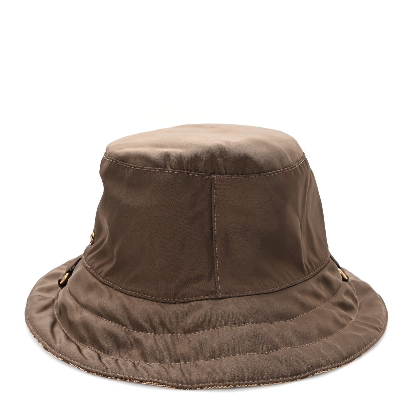 Canvas Monogram Reversible Bucket Hat XXL Brown