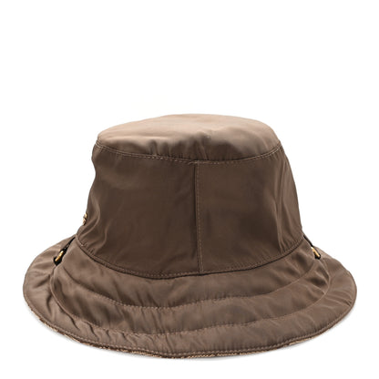 Gucci Canvas Monogram Reversible Bucket Hat XXL Brown 12 of 16