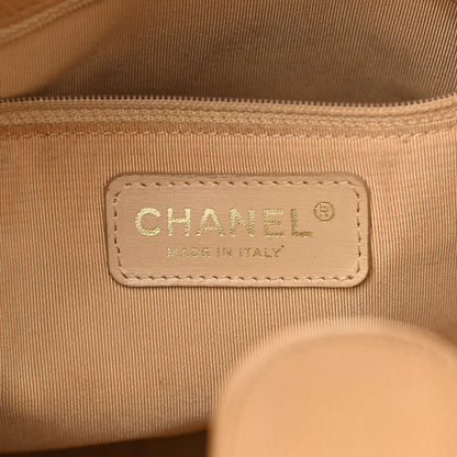Chanel Caviar Quilted Petit Shopping Tote PST Dark Beige 6 of 13