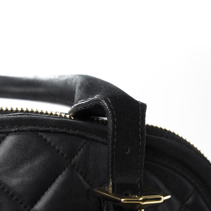 Burberry Prorsum Calfskin Quilted Country Animal Satchel Black 14 of 17