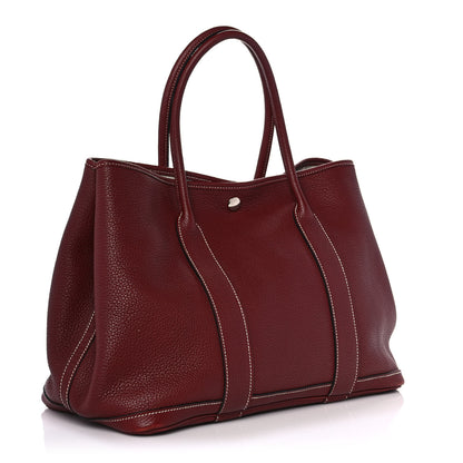 Hermes Negonda Garden Party Tote 36 MM Rouge H 3 of 10