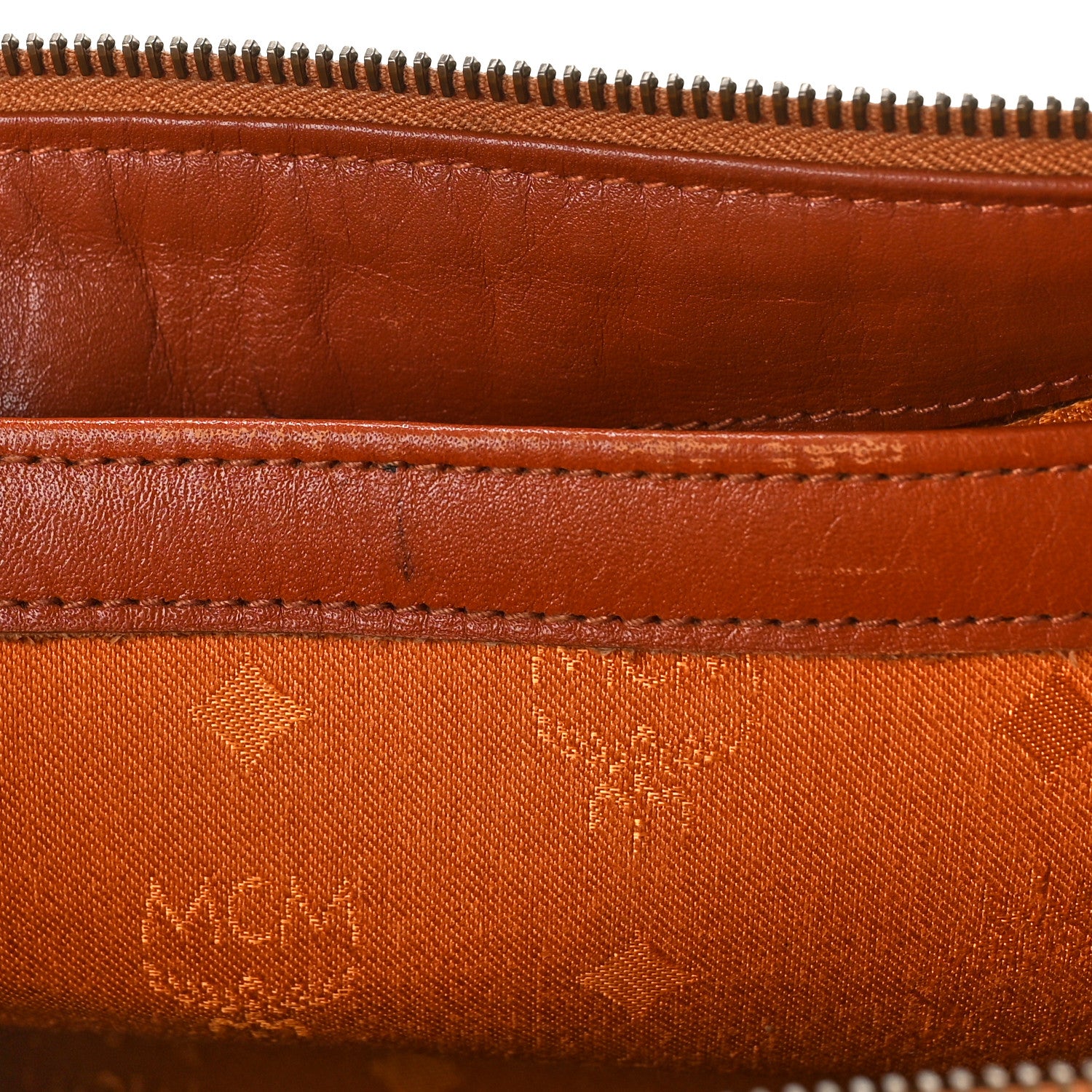 MCM Visetos Essential Boston Bag Cognac 5 of 8