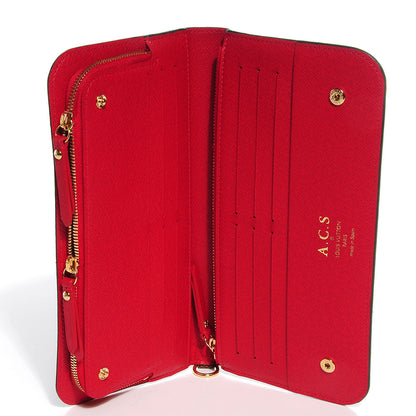 Louis Vuitton Damier Ebene Insolite Wallet Red 7 of 8