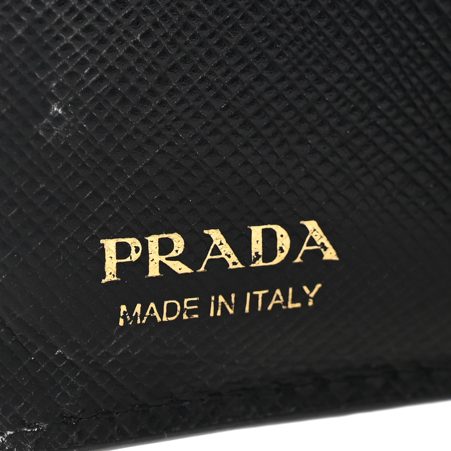 Prada Saffiano Mermaid Print Card Holder Black 6 of 11