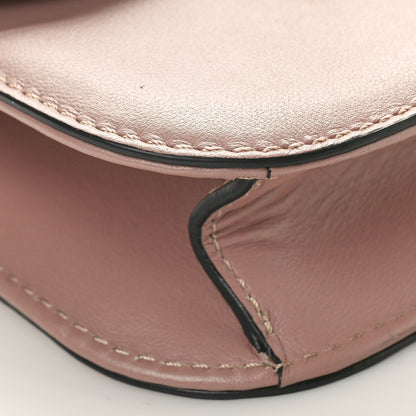 Valentino Garavani VALENTINO GARAVANI Vitello Small Glam Lock Rockstud Flap Poudre 7 of 9