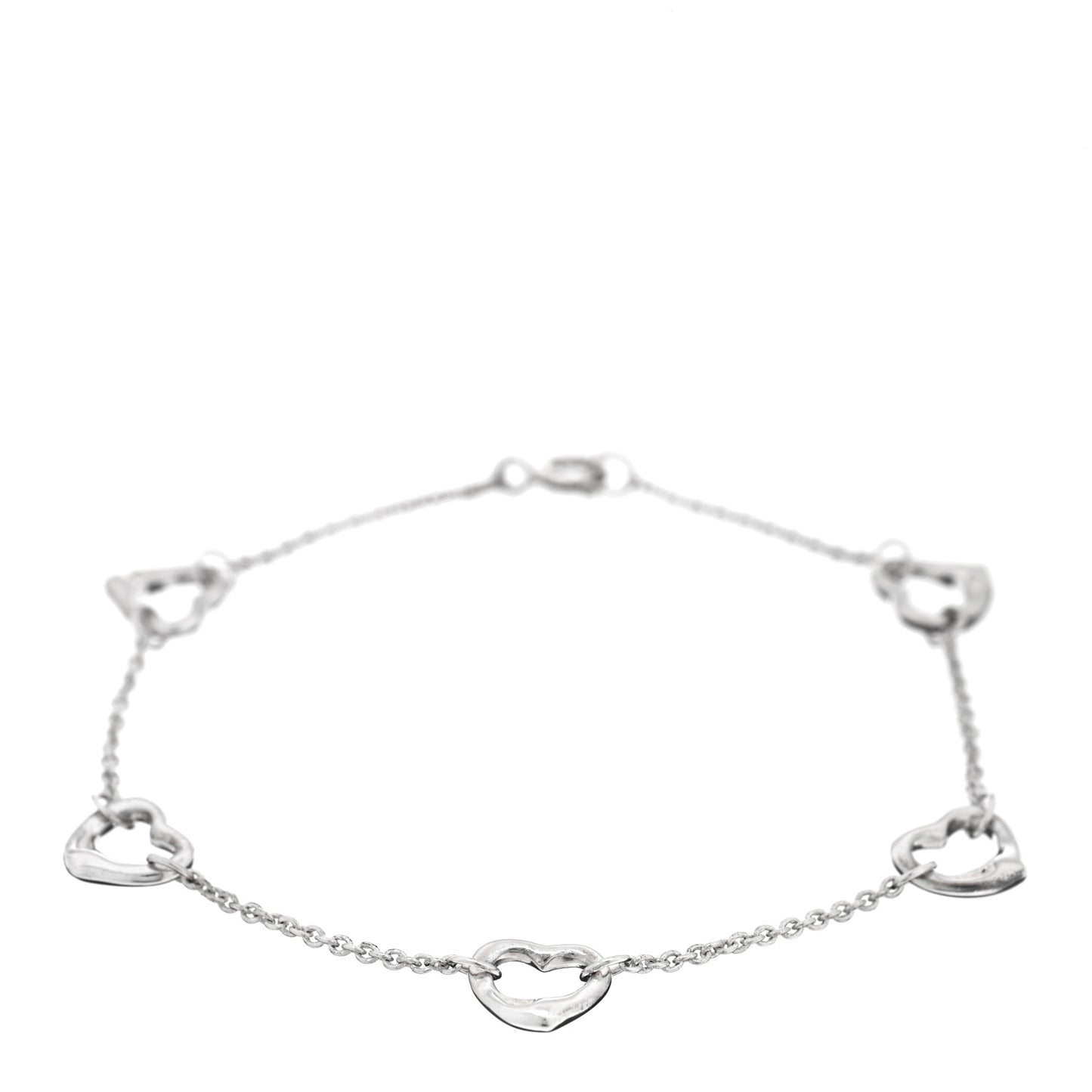 Sterling Silver Elsa Peretti Open Heart Bracelet