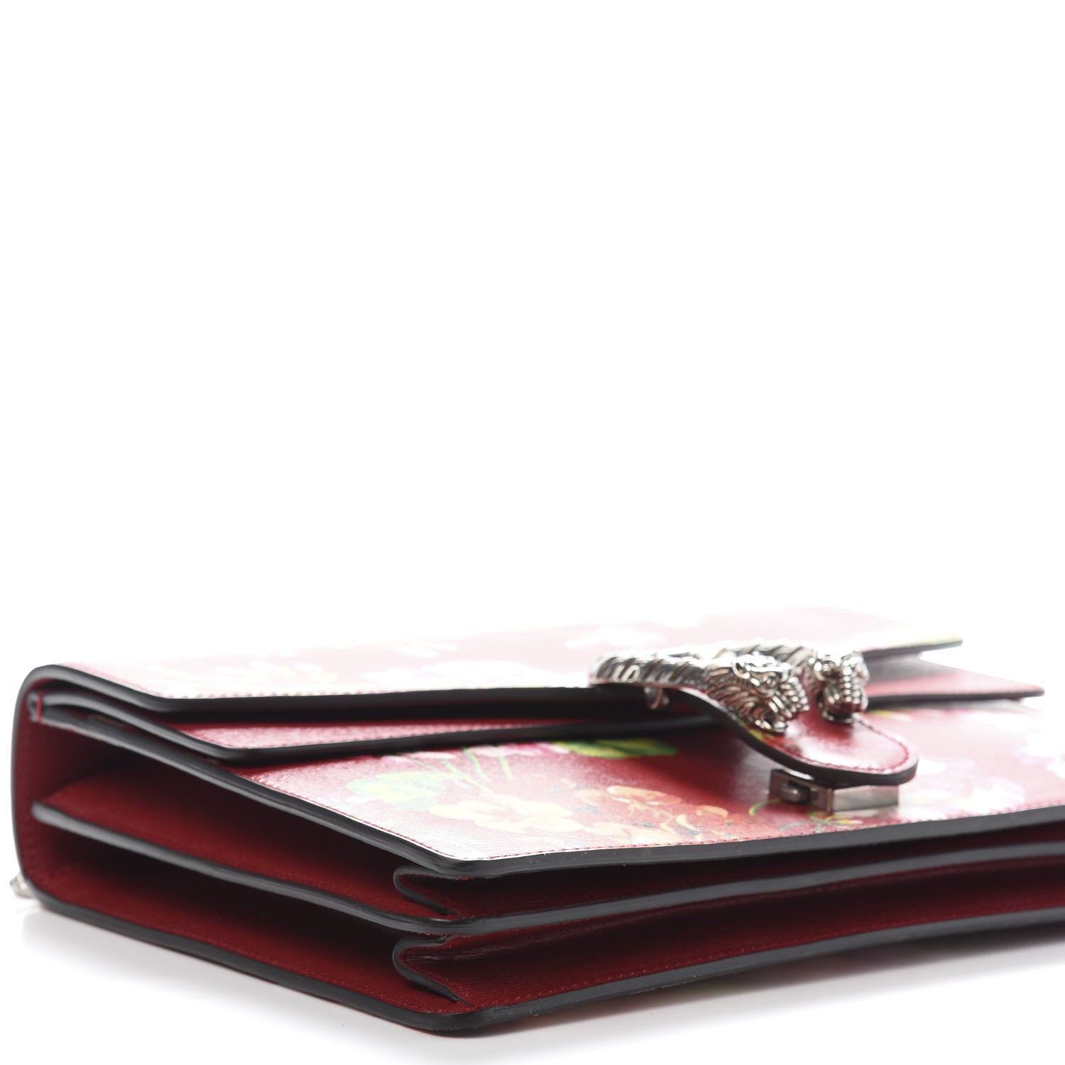 Gucci Calfskin Blooms Print Medium Dionysus Shoulder Bag Romantic Cherry Multicolor 11 of 13