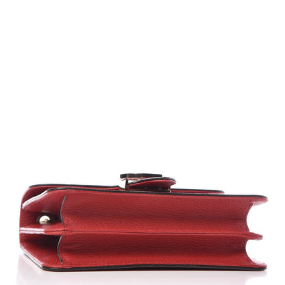 Gucci Dollar Calfskin Small Interlocking G Shoulder Bag Red 4 of 9