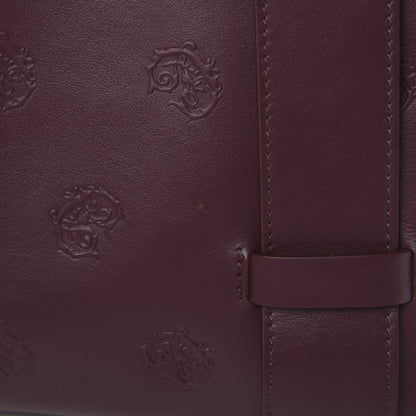 Chloe Smooth Calfskin Embossed Tao Zipped Tote Burnt Brown 11 of 11