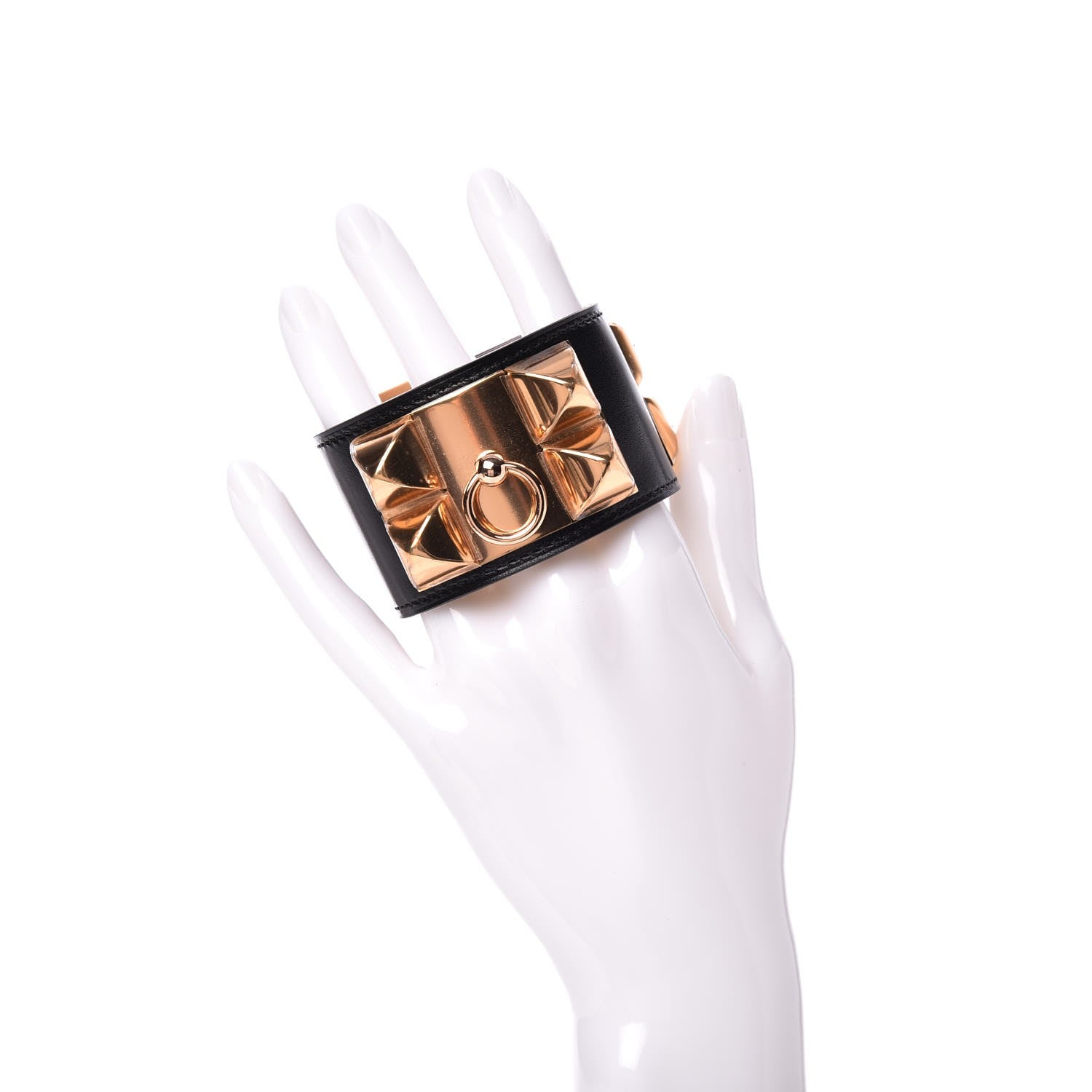 Hermes Box Collier De Chien CDC Bracelet S Black 2 of 7