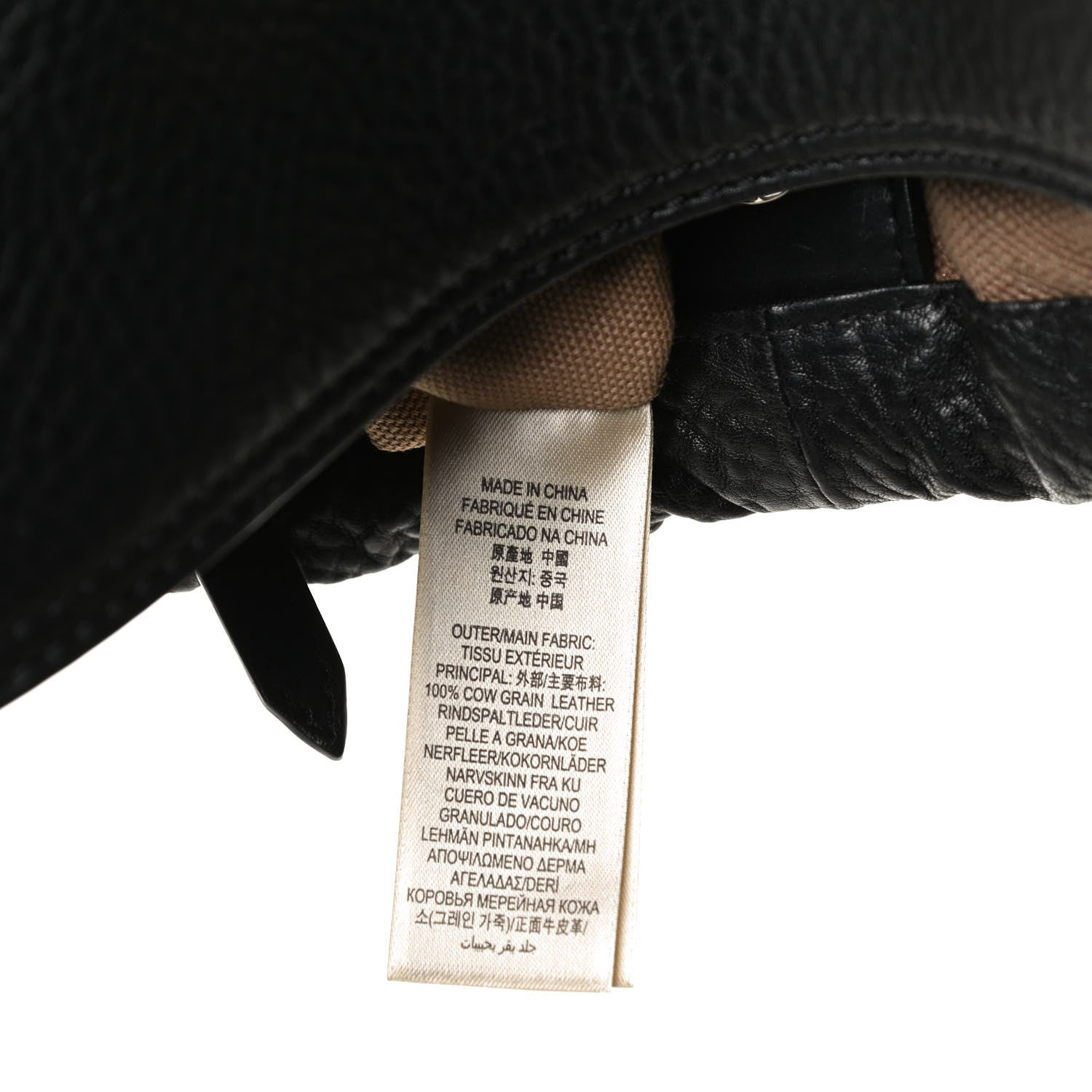 Burberry Grainy Calfskin Medium Check Ashby Hobo Black 7 of 13