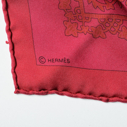 Hermes Silk Dip Dye Brins D'Or Scarf 90 Fuchsia 4 of 6