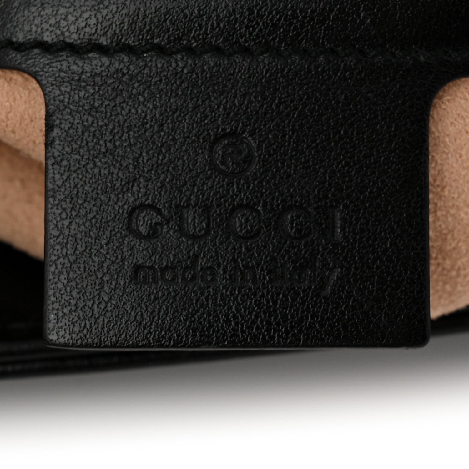 Gucci Calfskin Matelasse Medium GG Marmont Top Handle Shoulder Bag Black 6 of 10
