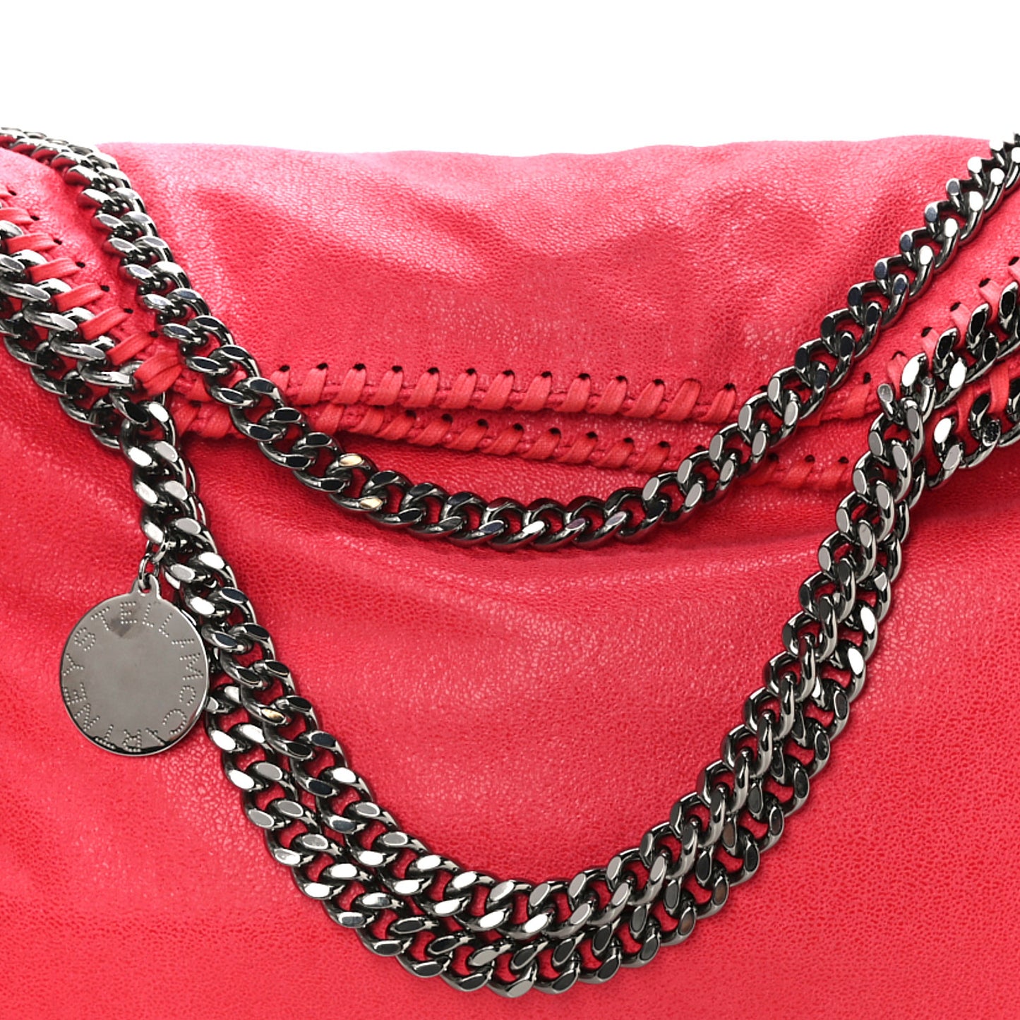 Shaggy Deer Falabella Fold Over Tote Flame