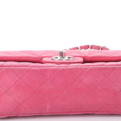 Chanel Iridescent Caviar Quilted Mini Rectangular Flap Pink 13 of 17
