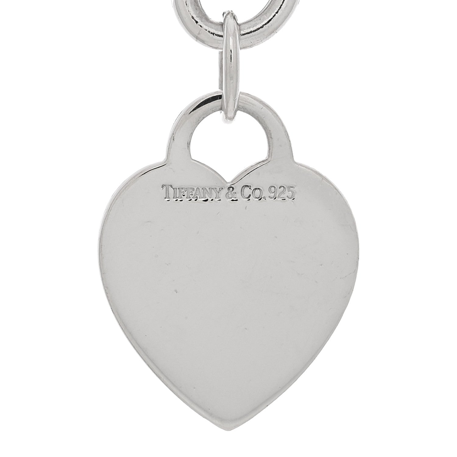 Tiffany Sterling Silver Heart Tag Charm Bracelet 3 of 3