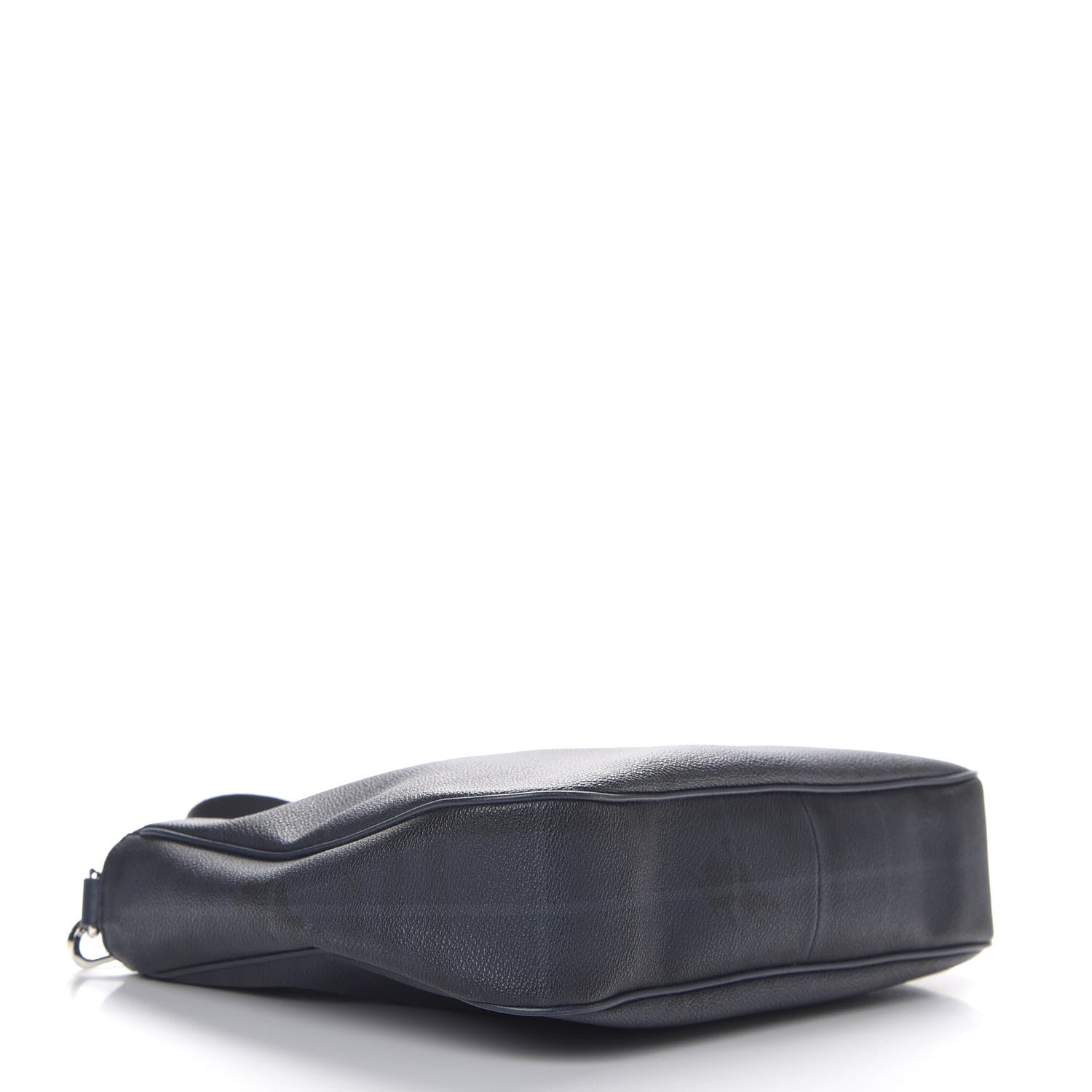 Burberry Haymarket Check Shoulder Bag Blue Black 3 of 9