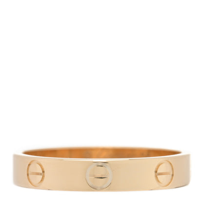 Cartier 18K Yellow Gold 3.5mm LOVE Wedding Band Ring 56 7.5 1 of 5