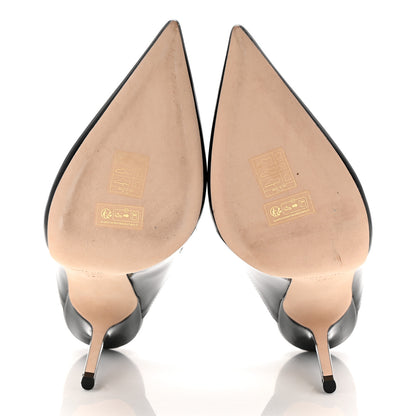 Jimmy Choo Patent Crystal Bing 100 Pumps 39.5 Black 6 of 9