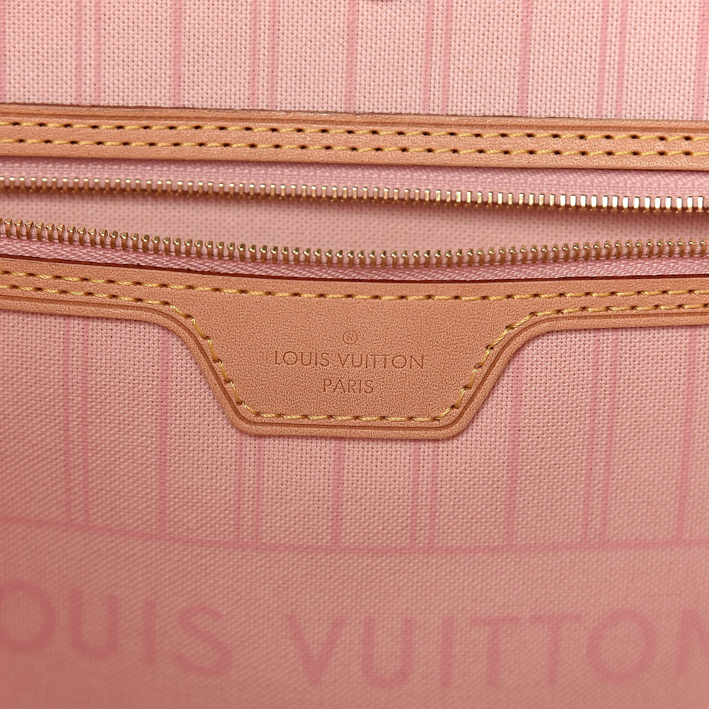Damier Azur Neo Neverfull MM Rose Ballerine