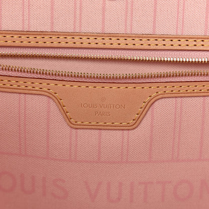Louis Vuitton Damier Azur Neo Neverfull MM Rose Ballerine 6 of 11