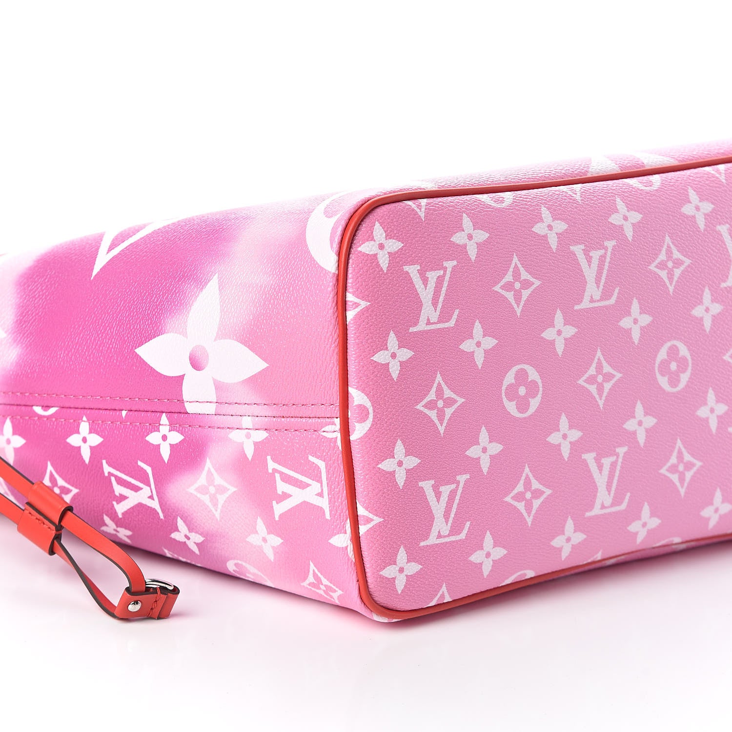 Louis Vuitton Monogram Escale Neverfull MM Rouge 9 of 10