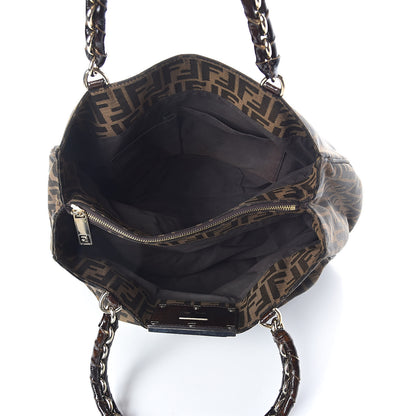 Fendi Zucca Mia Tote Tobacco 5 of 10