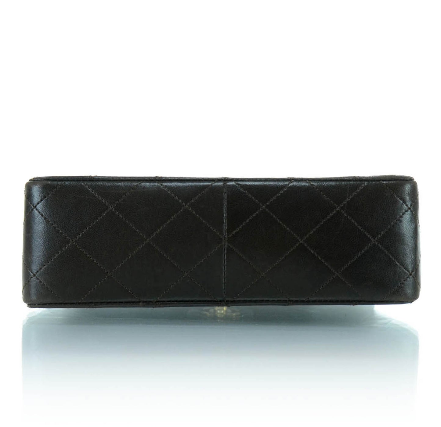 Lambskin Quilted Mini Flap Brown