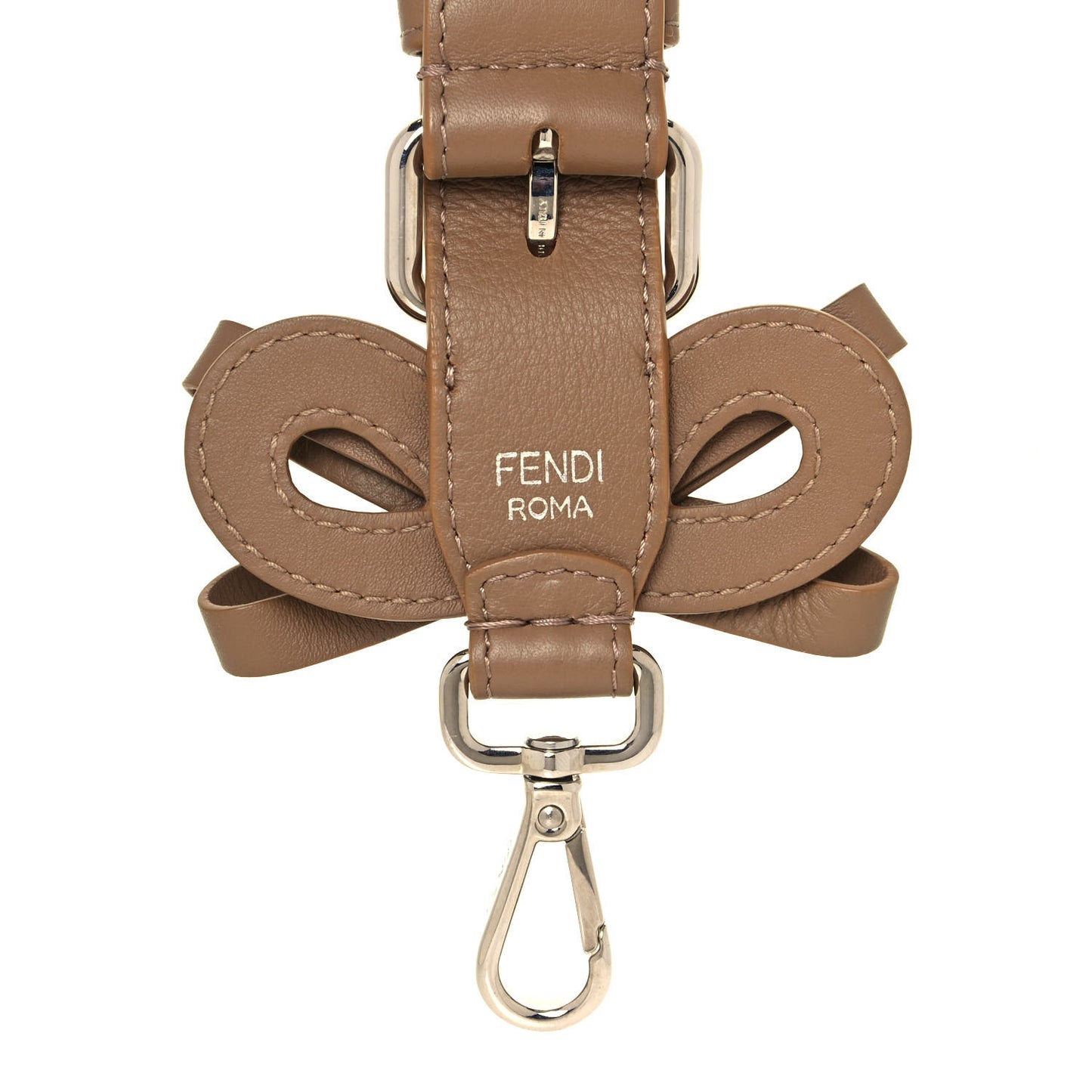 Vitello Dolce Bow Mini Strap You Sand