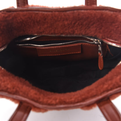 Balenciaga Shearling XS Bazar Shopper Tote 5 of 19