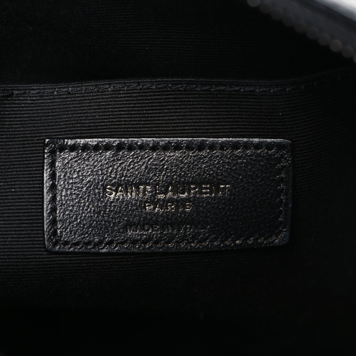 Calfskin Matelasse Monogram Monochrome Lou Camera Bag Black