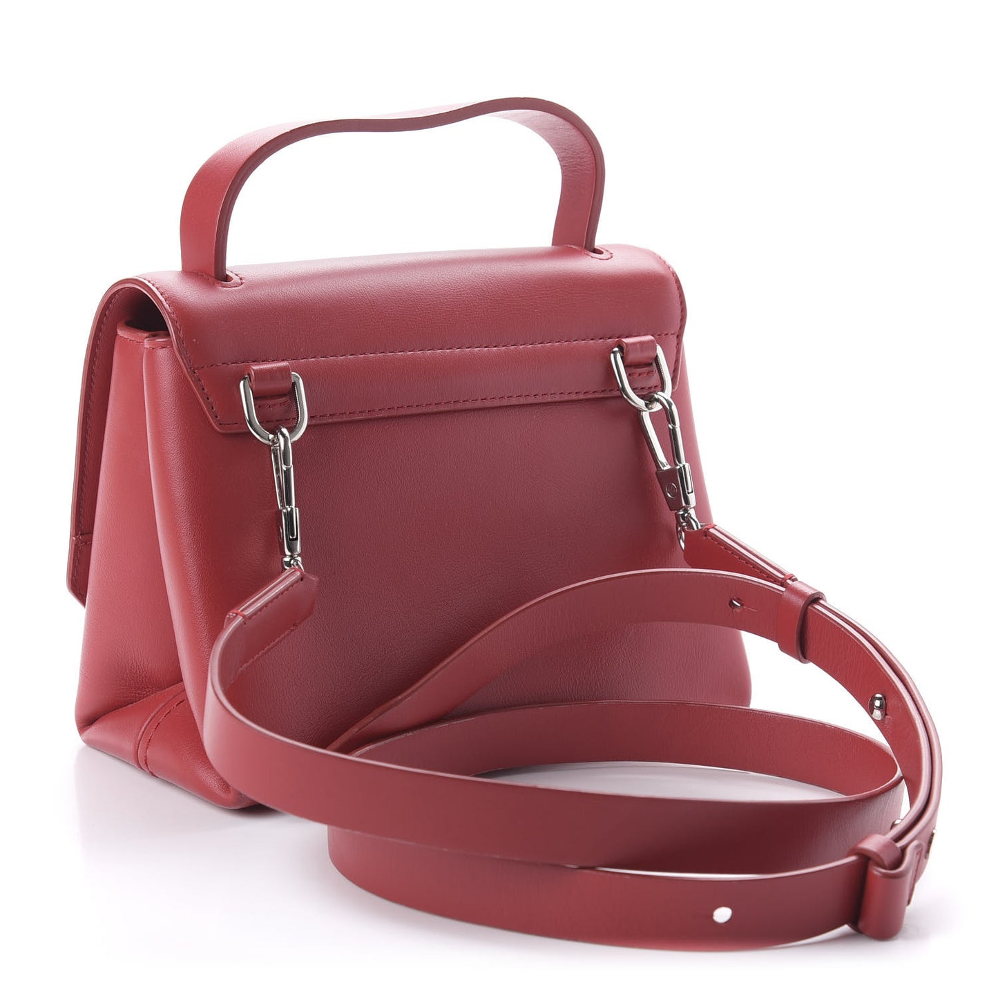 3.1 Smooth Calfskin Mini Alix Top Handle Satchel Red