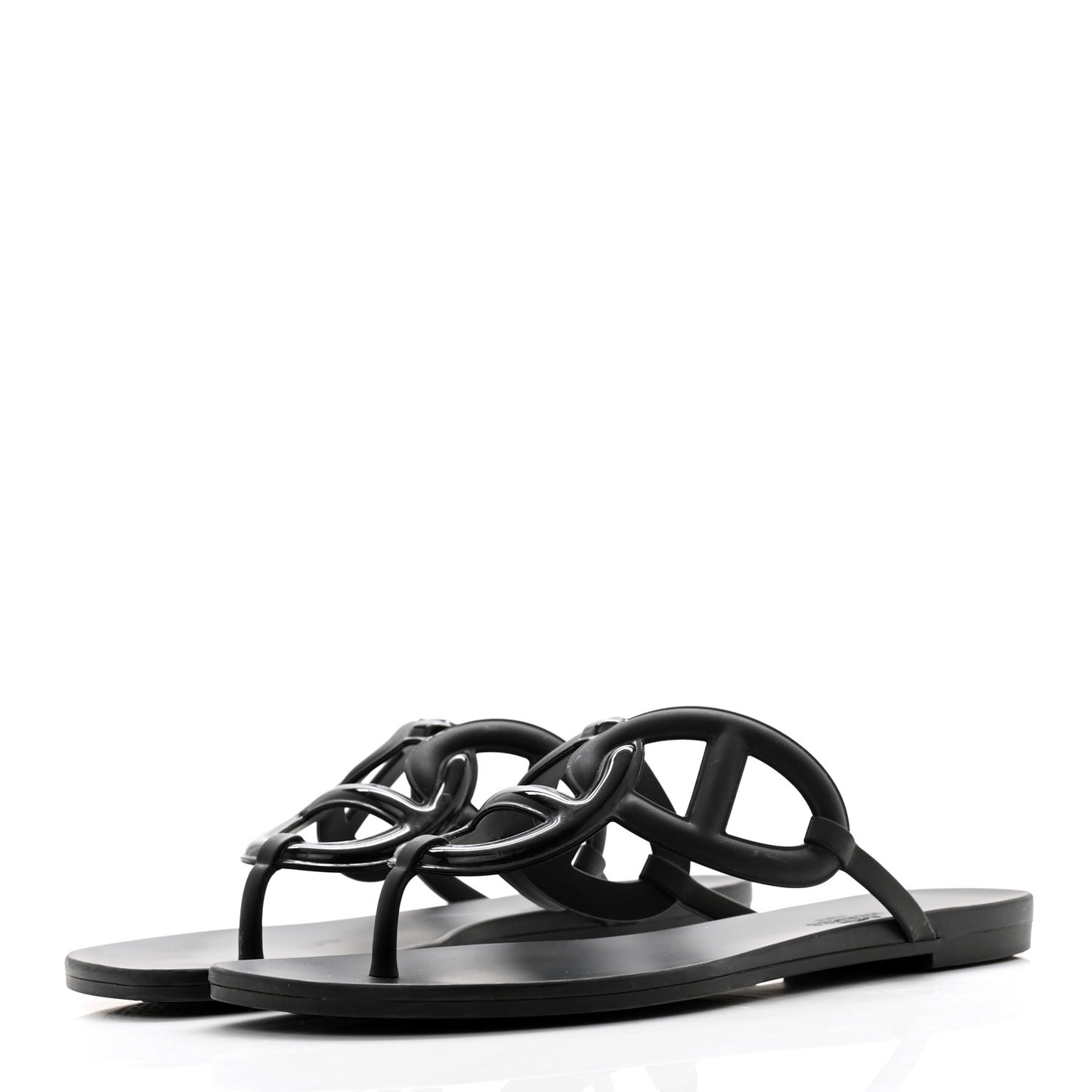 Rubber Womens Egerie Sandals 40 Black