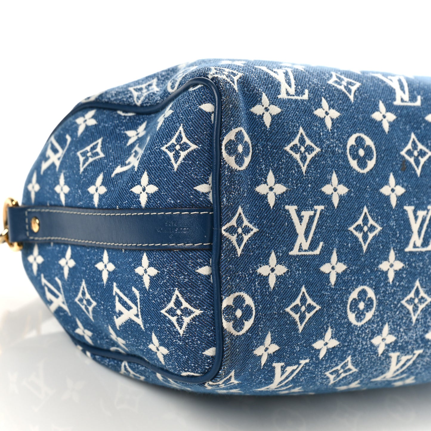 Monogram Jacquard Denim Speedy Bandouliere 25 Bleu