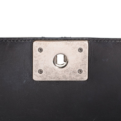 Chanel Lambskin Quilted Medium Boy Flap Black 8 of 8