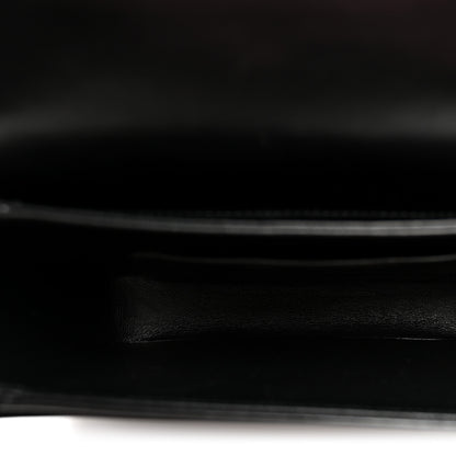 Saint Laurent Box Calfskin Monogram Medium Solferino Satchel Black 5 of 10