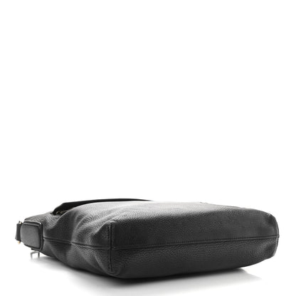 Gucci Pebbled Calfskin Medium Soho Messenger Bag Black 3 of 11