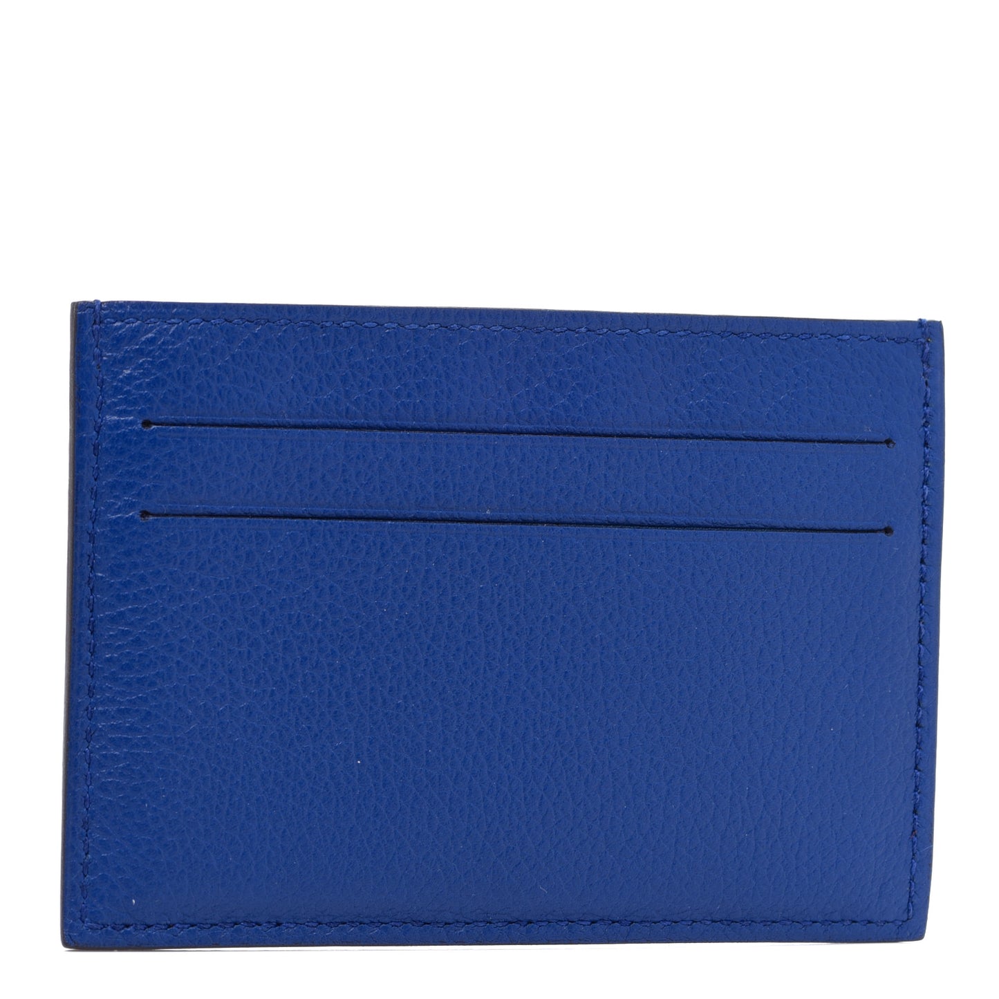Evercolor Citizen Twill Card Case Bleu Royal Celeste Orange Poppy