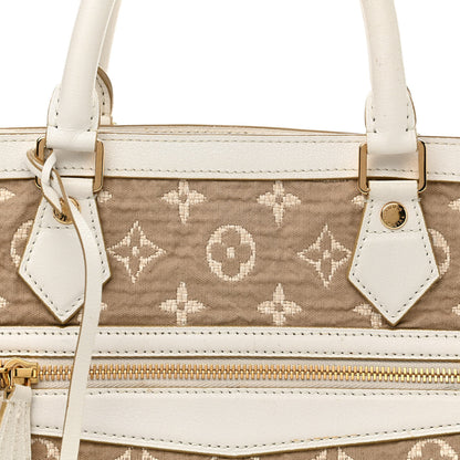 Louis Vuitton Monogram Sabbia Cabas MM White 7 of 11