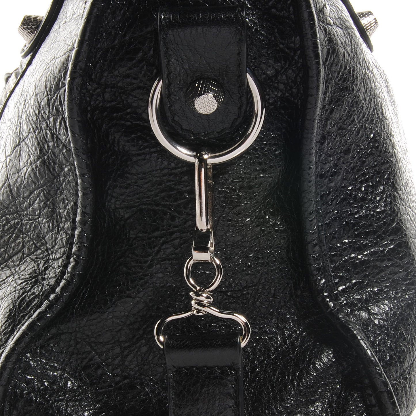 Agneau Giant 12 Silver Hardware City Black