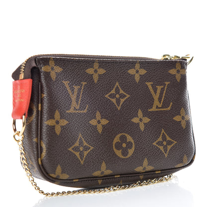 Louis Vuitton Monogram 2018 Christmas Animation Mini Cats Pochette Accessories 3 of 10
