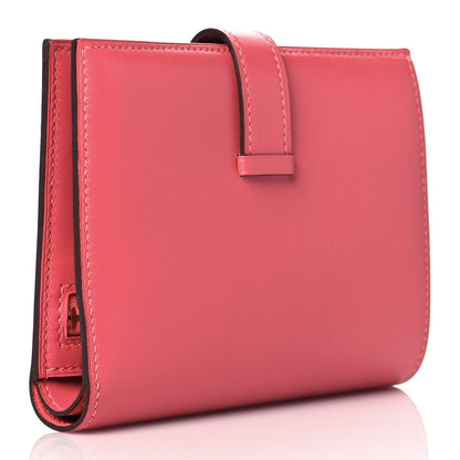 Hermes Swift Bearn Compact Wallet Rose Lipstick 3 of 10