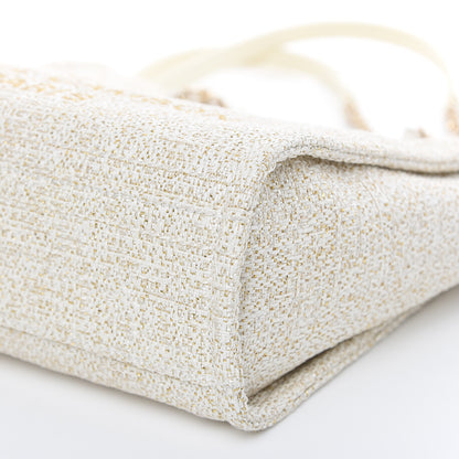 Chanel Canvas Mini Deauville Tote Ivory 9 of 11