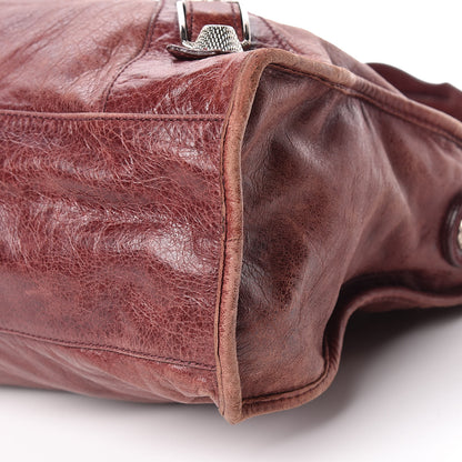 Balenciaga Agneau Giant 21 Silver Hardware City Dark Wine 9 of 20